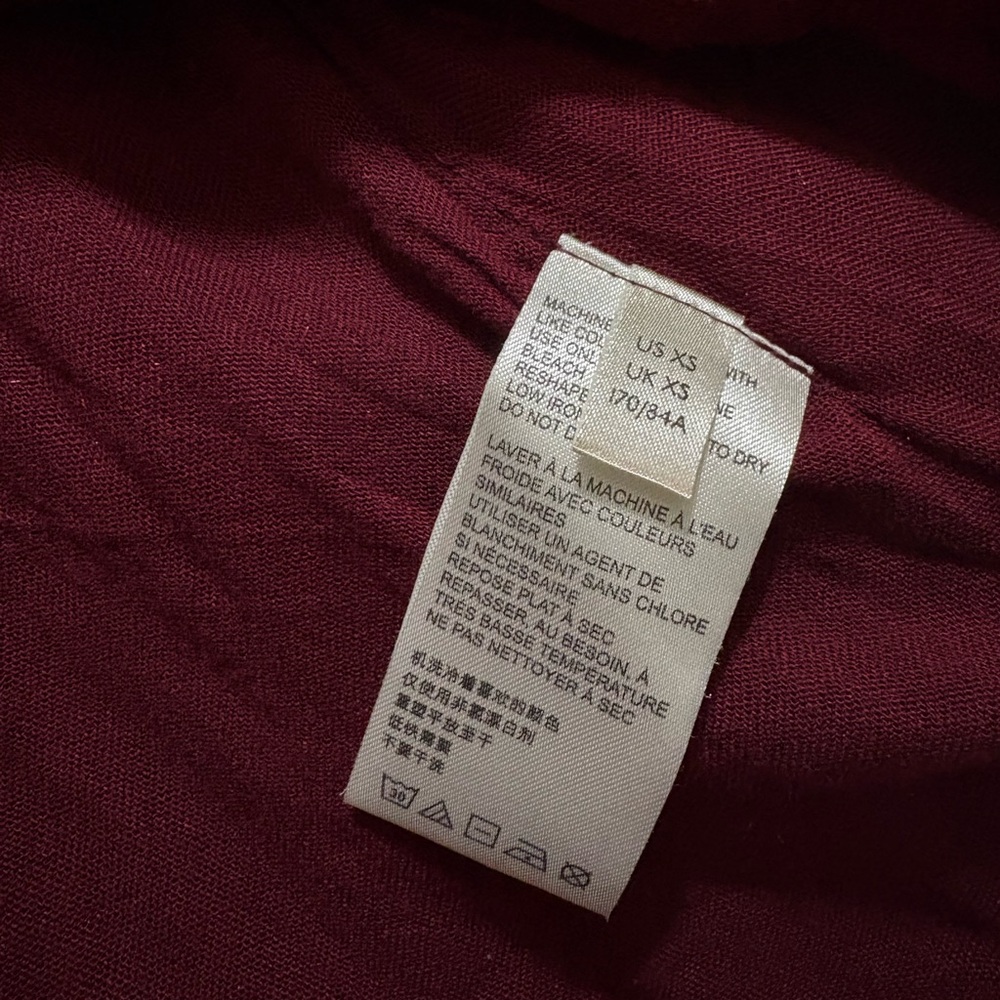 Free People Daphne Velvet Sleeve Mini Dress in Roan Rouge Sz. XS - Picture 15 of 16